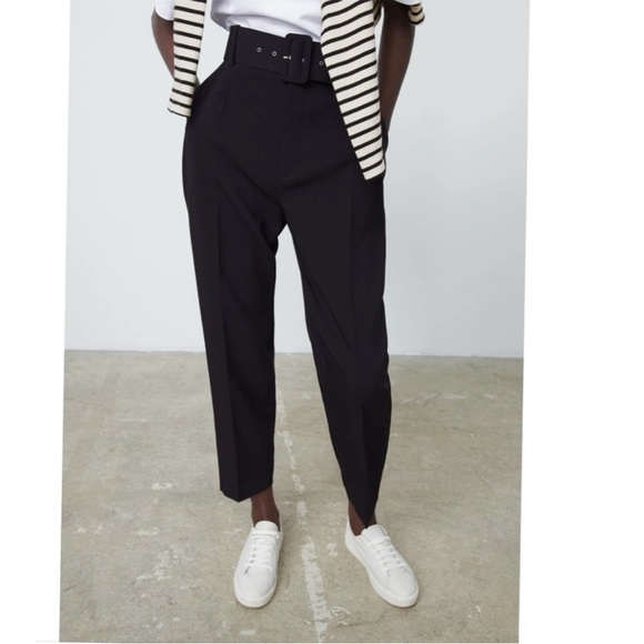 Bloggers fav Zara black high waisted pants - Picture 12 of 12
